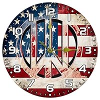 ビンテージ USA アメリカ国旗 ラウンド メタル 壁時計 ビンテージ USA アメリカ国旗 ラウンド メタル 壁時計 - メルカリ